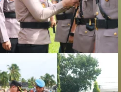 Kapolres Pimpin Sertijab Pejabat Utama Polres Lampung Timur