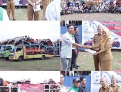 Pj. Sekda Kab. Tulang Bawang Menyerahan Alsintan Bantuan dari Menteri Pertanian
