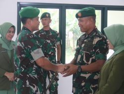 Dandim 0429/Lamtim Pimpin Sertijab Danramil Jajaran