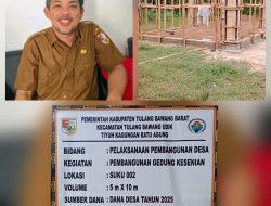 Pemerintah Tiyuh Kagungan Ratu Agung Realisasikan Dana Desa 2025 untuk Pembangunan Gedung Kesenian