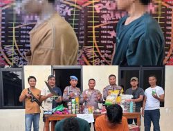 Polsek Menggala Tangkap Dua Pelaku Curat Toko Sembako, Salah Satunya Berstatus Pelajar