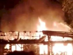 Diduga dibakar dengan Sengaja,Rumah warga di tubaba Terbakar dan Terima Bantuwan dari pemerintah 