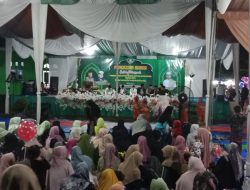 Polsek Tumijajar Laksanakan Pengamanan Acara pengajian akbar haflah akhirusanah Ponpes Nurul Qur’an di Kelurahan Dayamurni